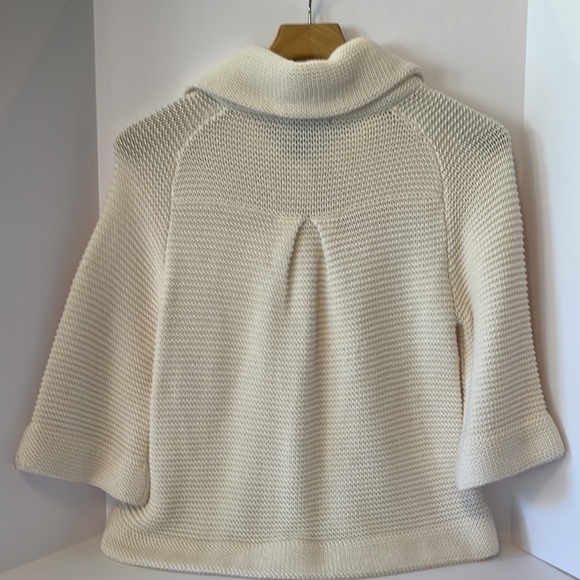 Apostrophe Brand Ladies 3/4 Sleeve Seed Stitch Cream Cardigan - Picture 4 of 4